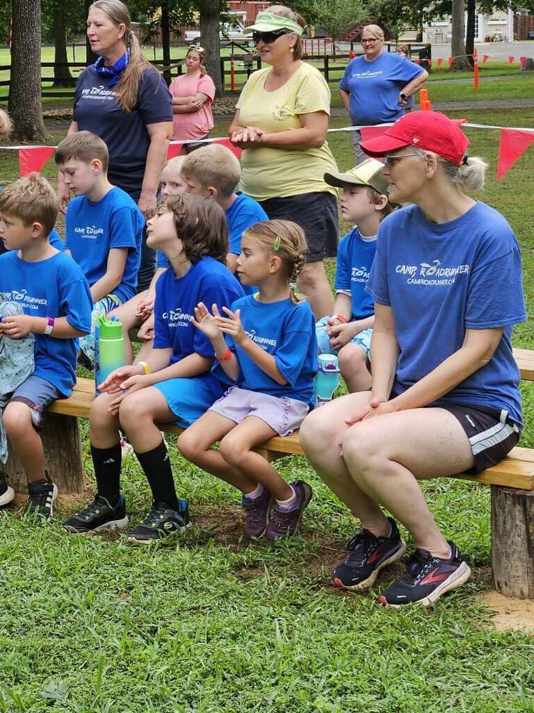 camp staff with campers
